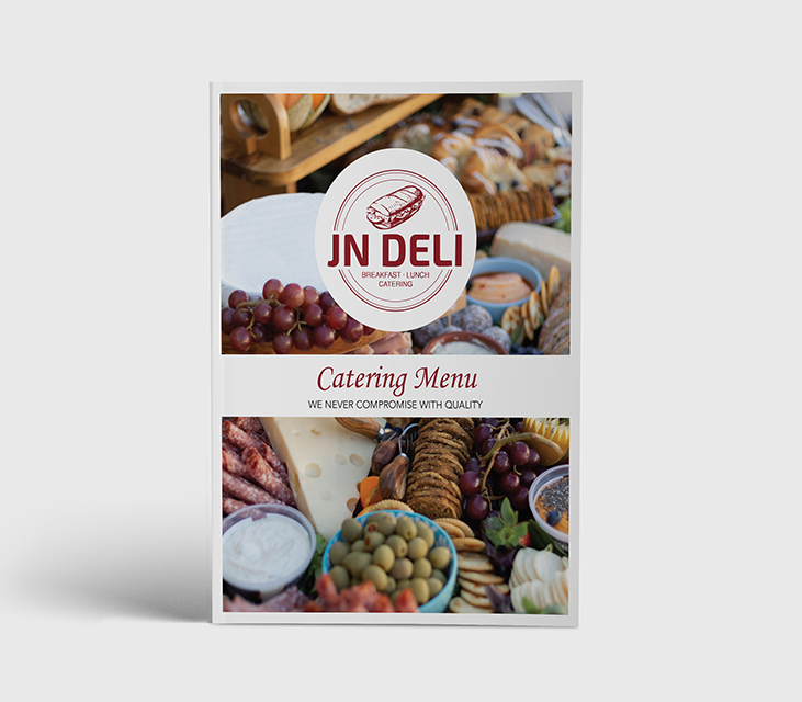 JN Deli Catering Menu Cover